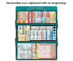 WhiteCoat Clipboard® Trifold - Teal Primary Care Edition